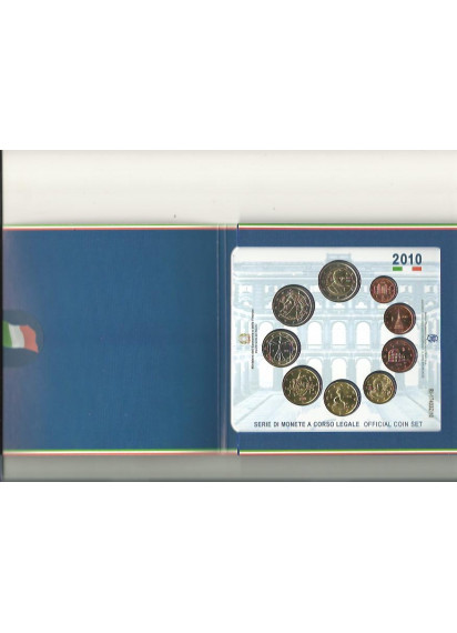 2010 - Divisionale I.P.Z.S. 9 monete Italia - Tiratura 21.000 Con 2 Euro Cavour